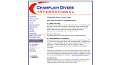 Desktop Screenshot of champlaindivers.com