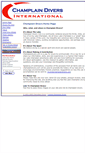 Mobile Screenshot of champlaindivers.com