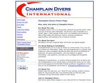 Tablet Screenshot of champlaindivers.com